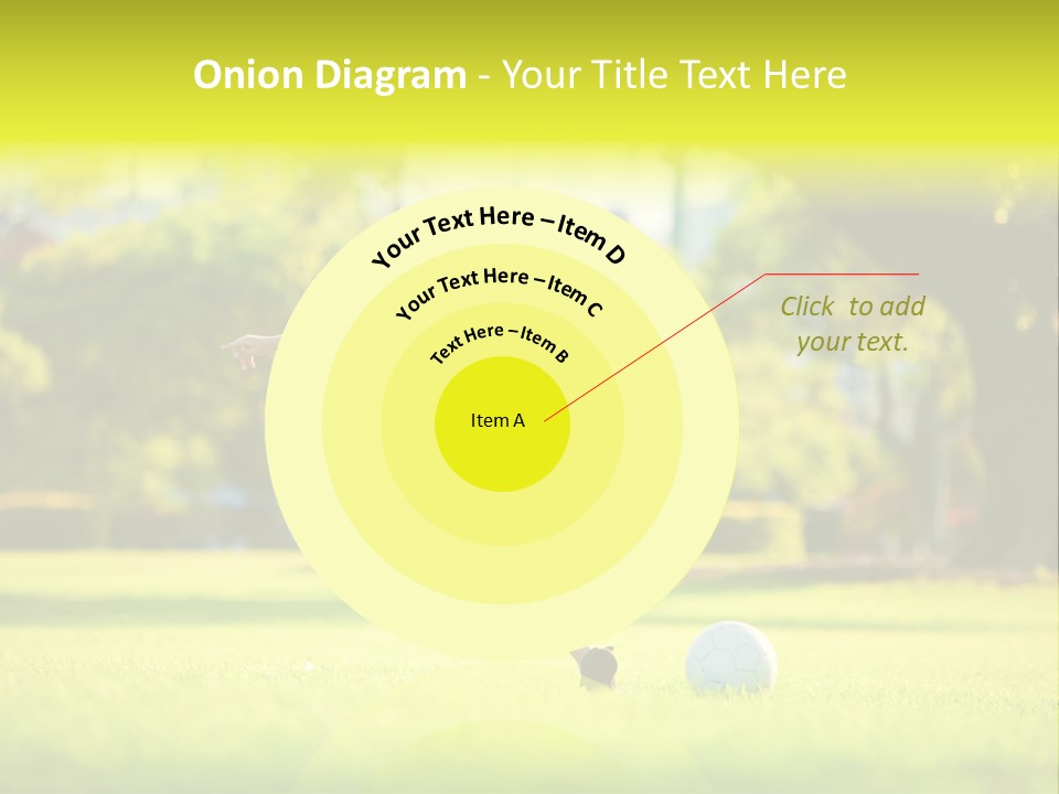 Young Football Park PowerPoint Template