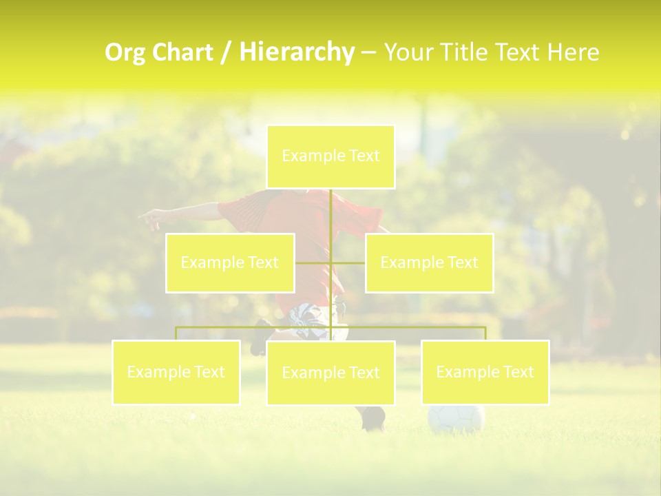 Young Football Park PowerPoint Template