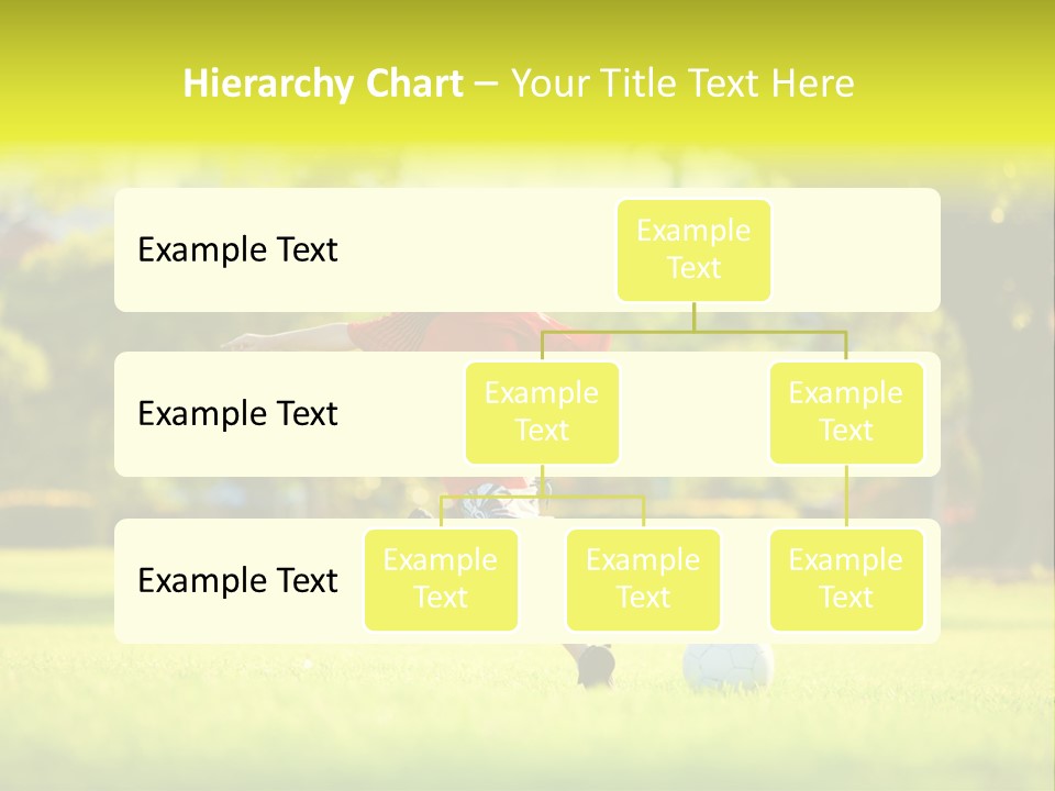 Young Football Park PowerPoint Template