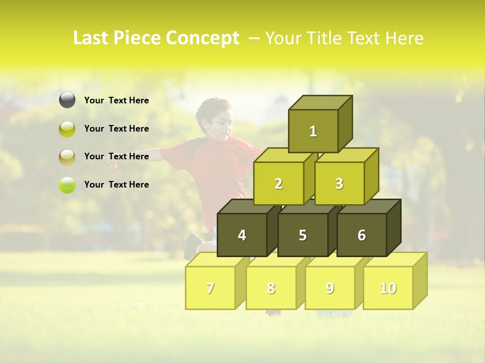 Young Football Park PowerPoint Template