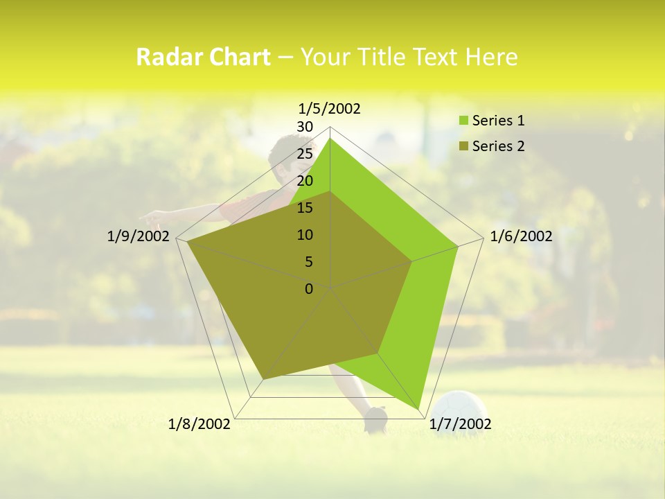 Young Football Park PowerPoint Template