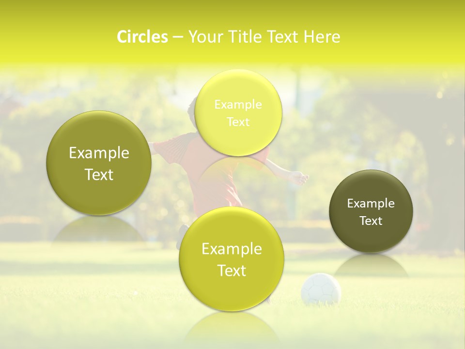 Young Football Park PowerPoint Template