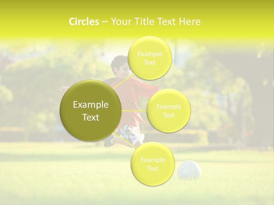 Young Football Park PowerPoint Template