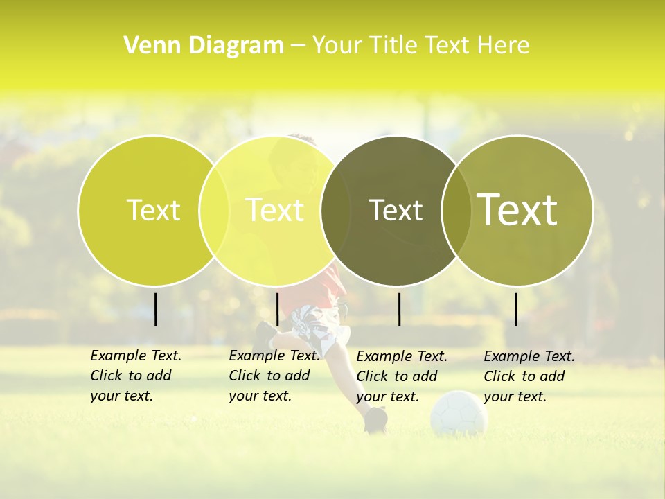 Young Football Park PowerPoint Template