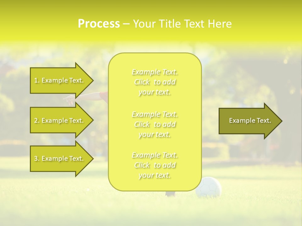 Young Football Park PowerPoint Template