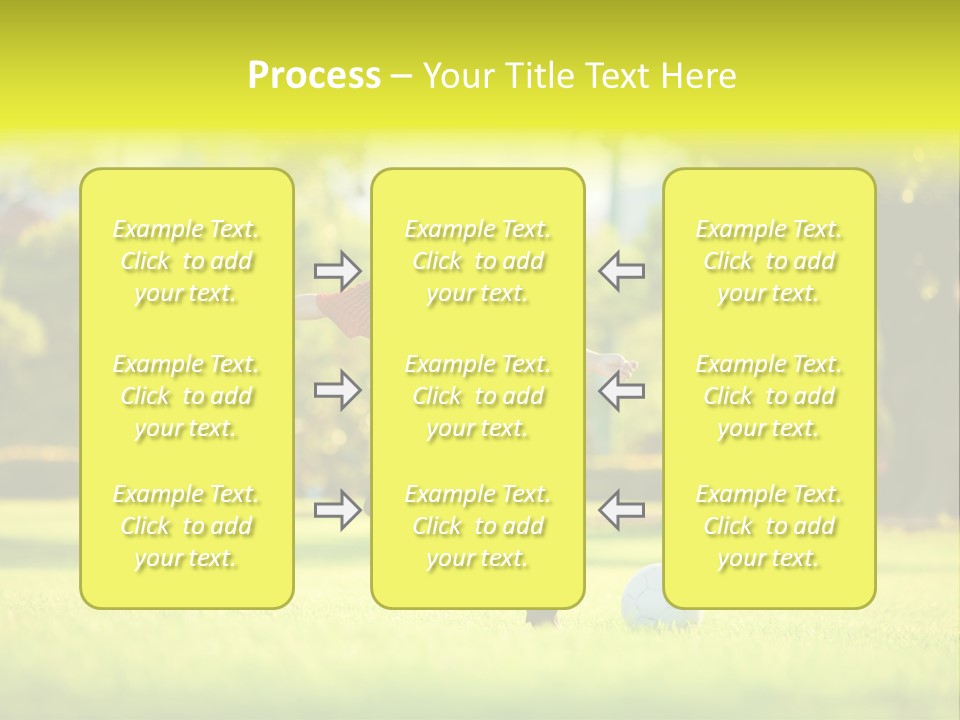 Young Football Park PowerPoint Template