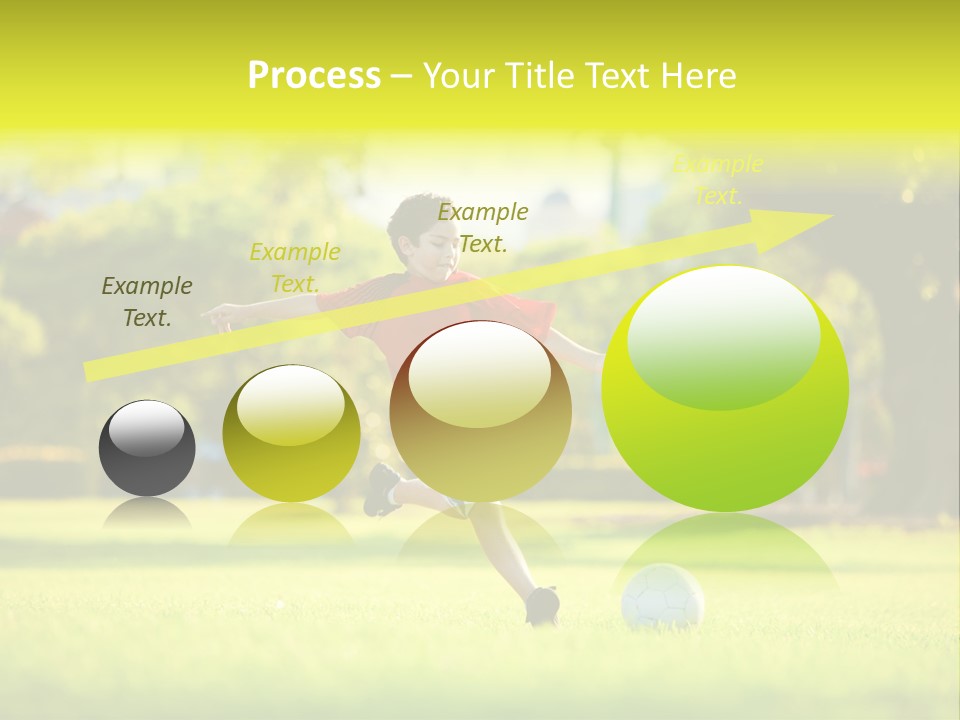 Young Football Park PowerPoint Template