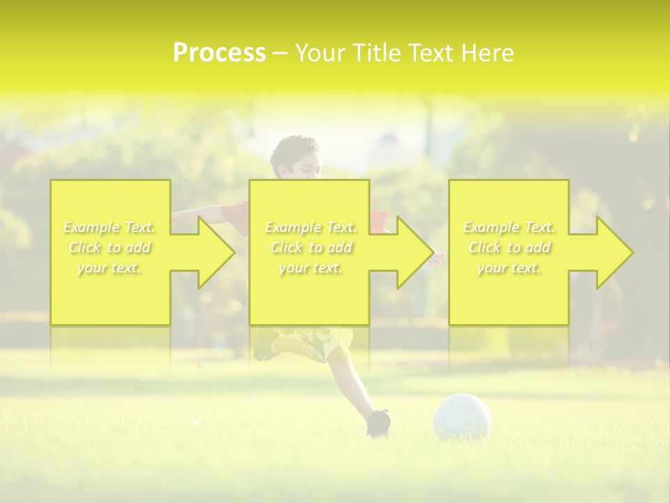 Young Football Park PowerPoint Template