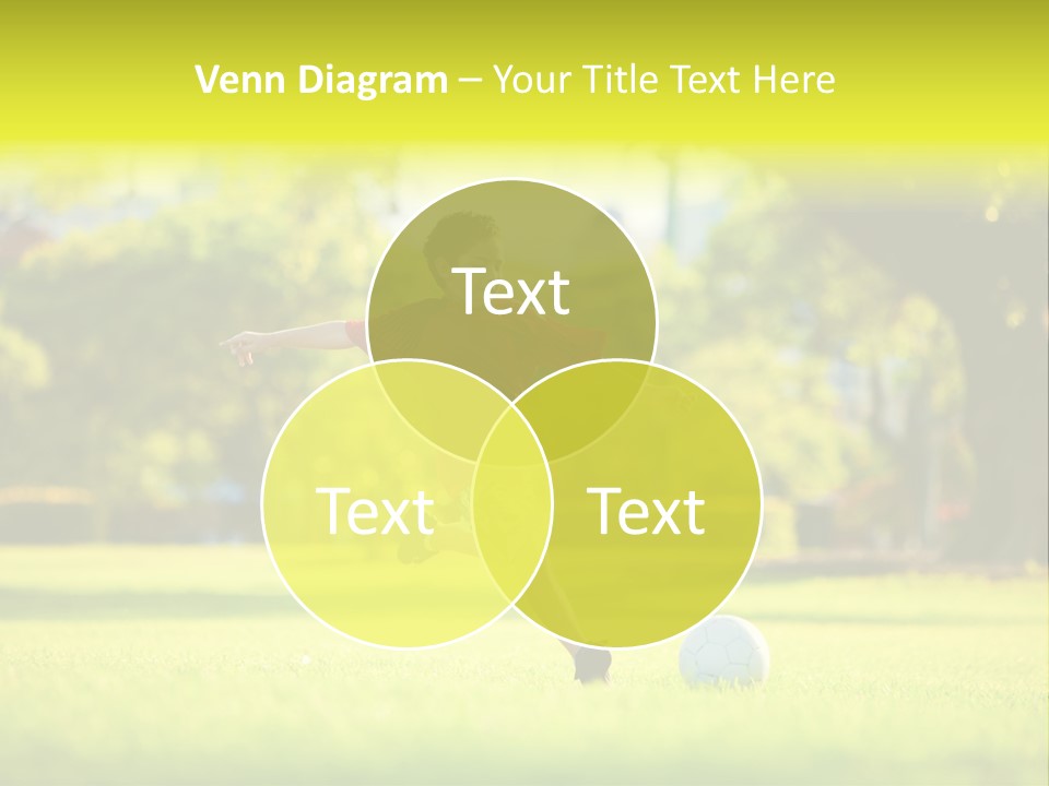 Young Football Park PowerPoint Template
