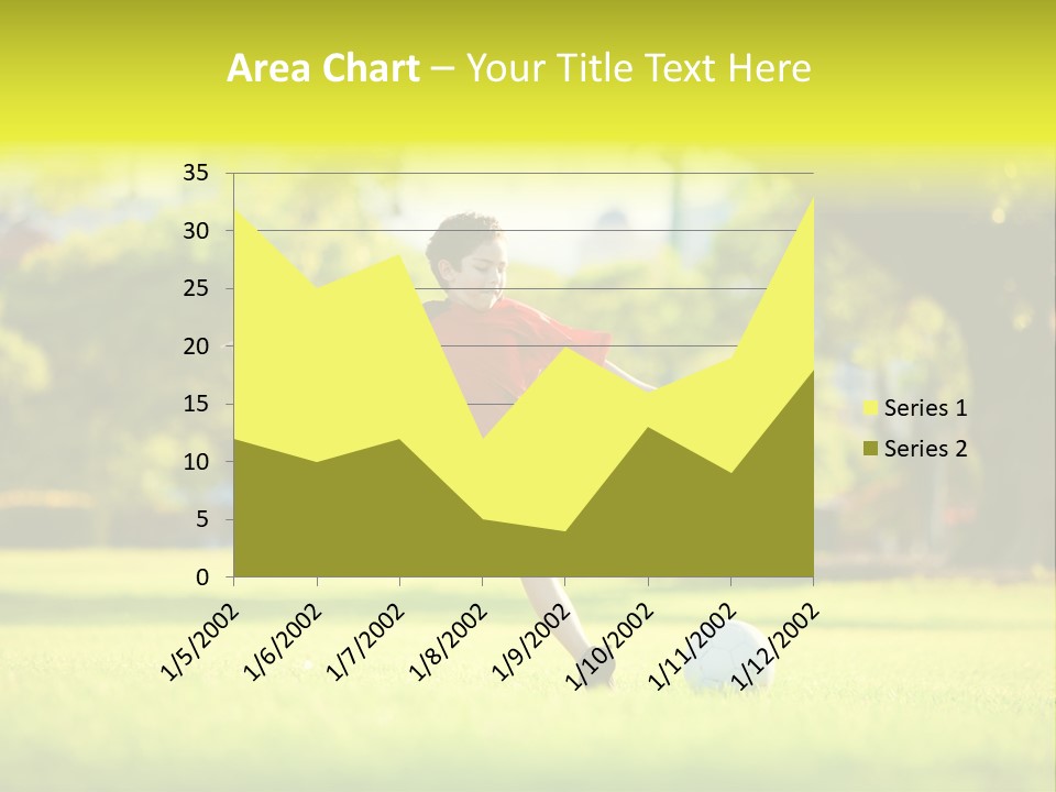 Young Football Park PowerPoint Template