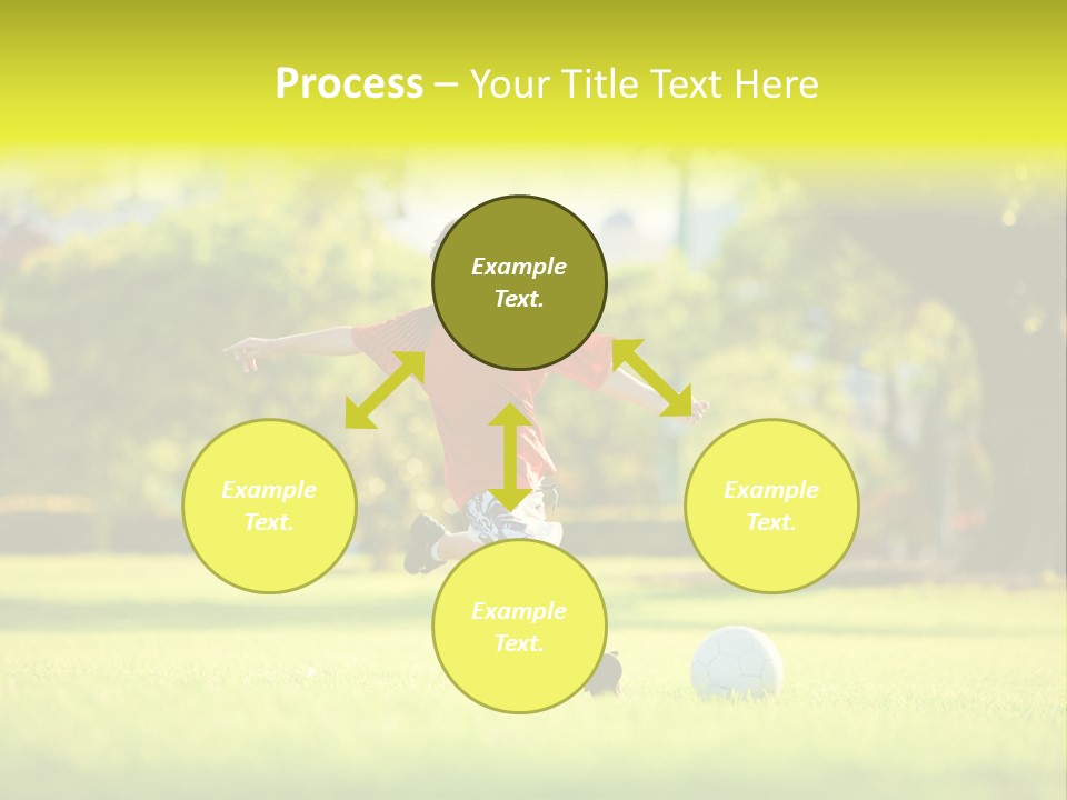 Young Football Park PowerPoint Template
