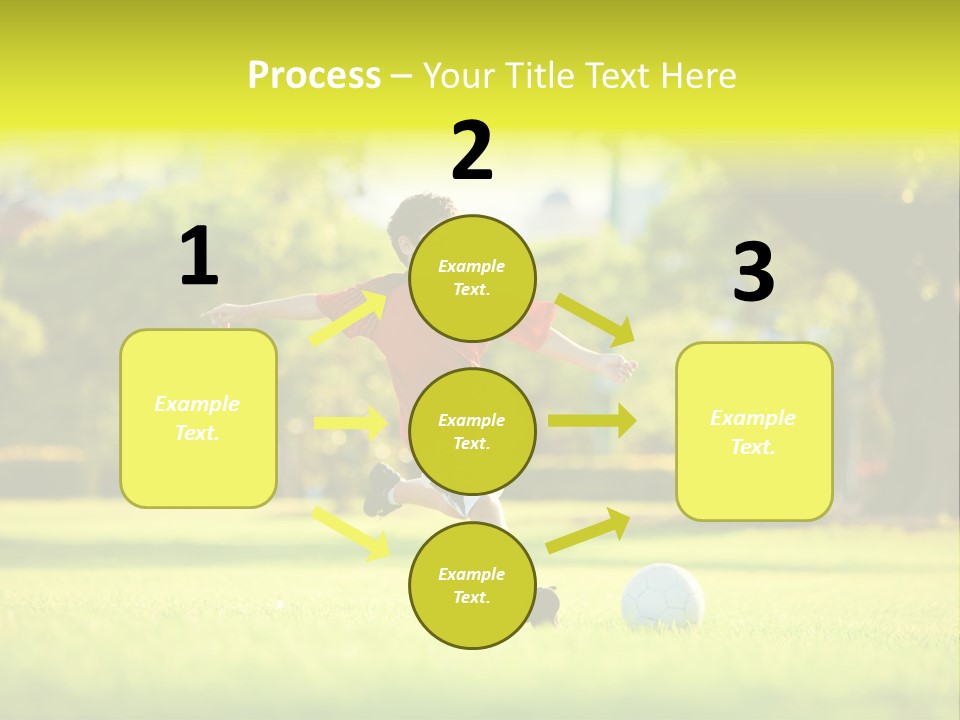 Young Football Park PowerPoint Template