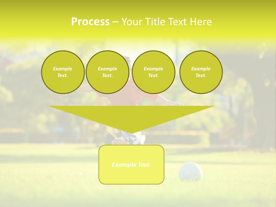 Young Football Park PowerPoint Template