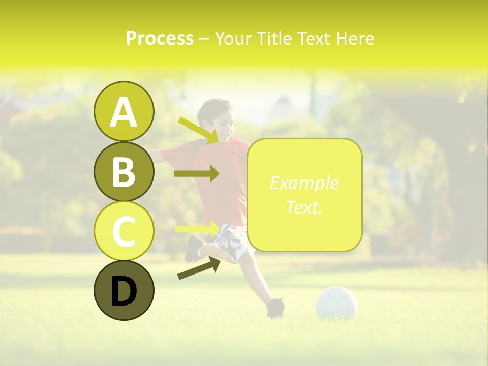 Young Football Park PowerPoint Template