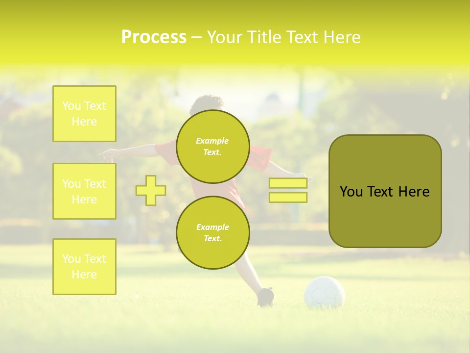Young Football Park PowerPoint Template
