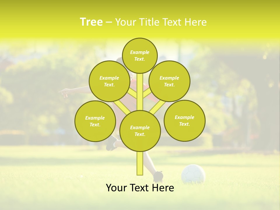 Young Football Park PowerPoint Template