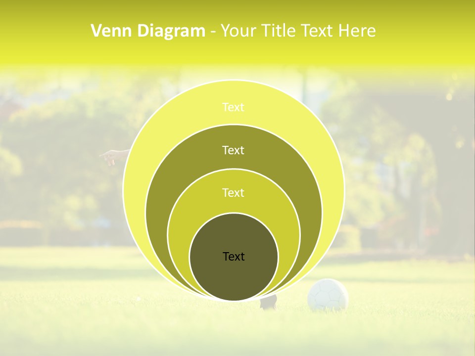 Young Football Park PowerPoint Template