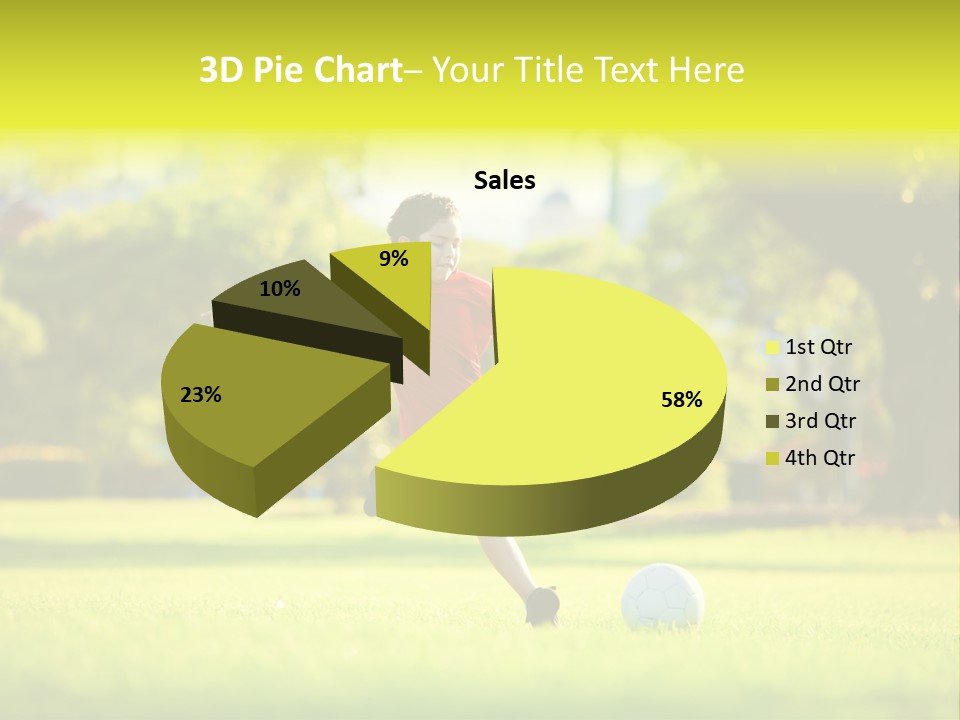 Young Football Park PowerPoint Template