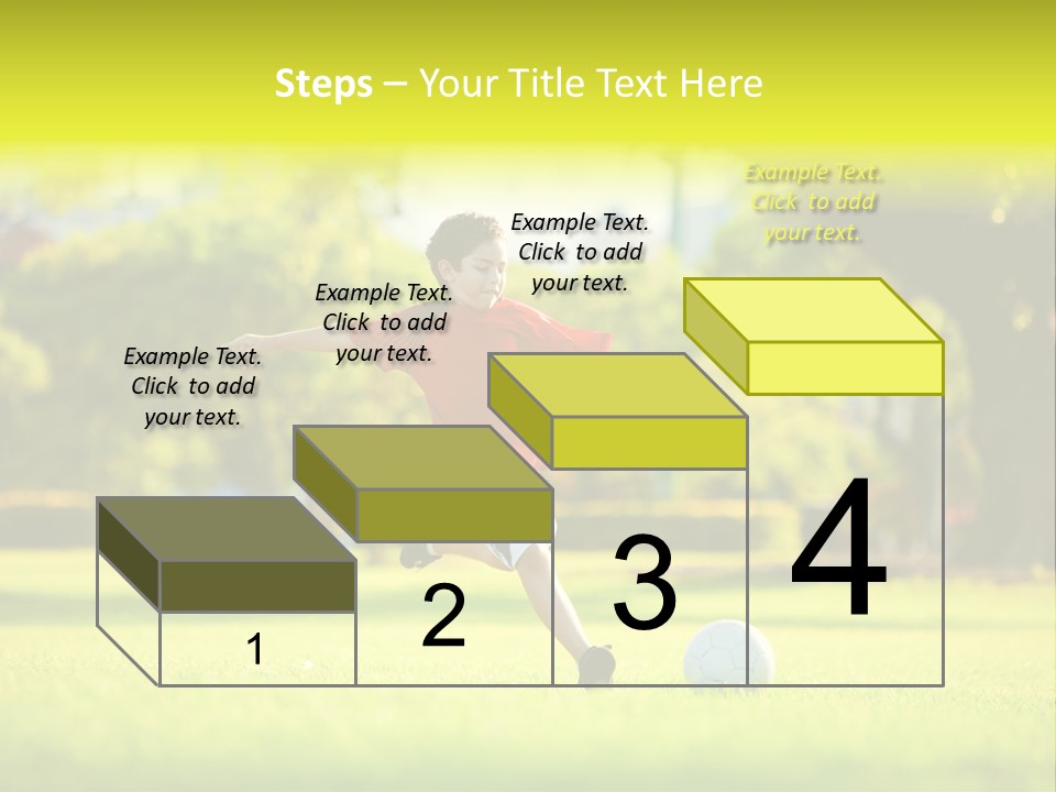 Young Football Park PowerPoint Template