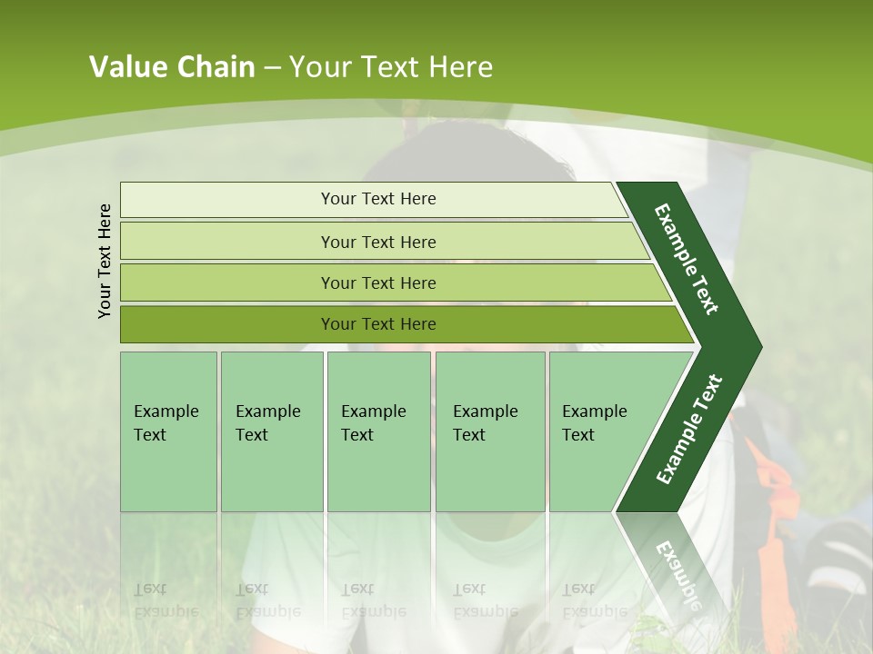 Sunny Caucasian Park PowerPoint Template