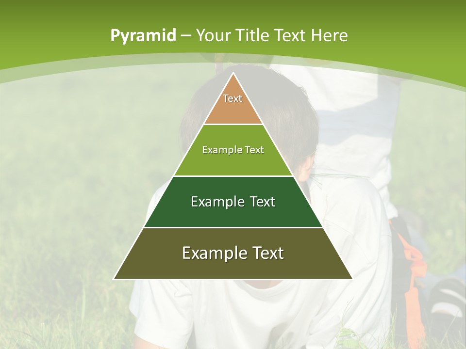 Sunny Caucasian Park PowerPoint Template