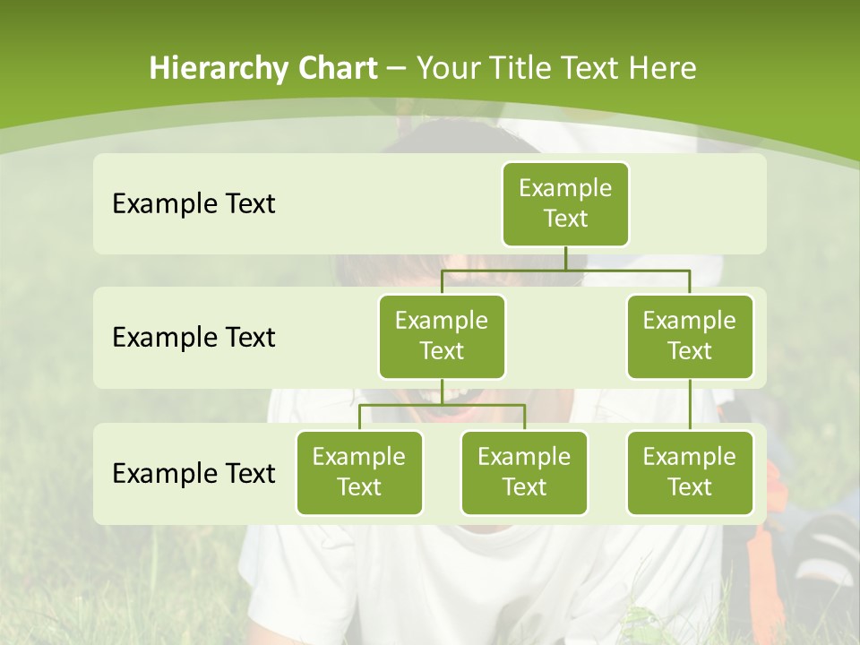 Sunny Caucasian Park PowerPoint Template
