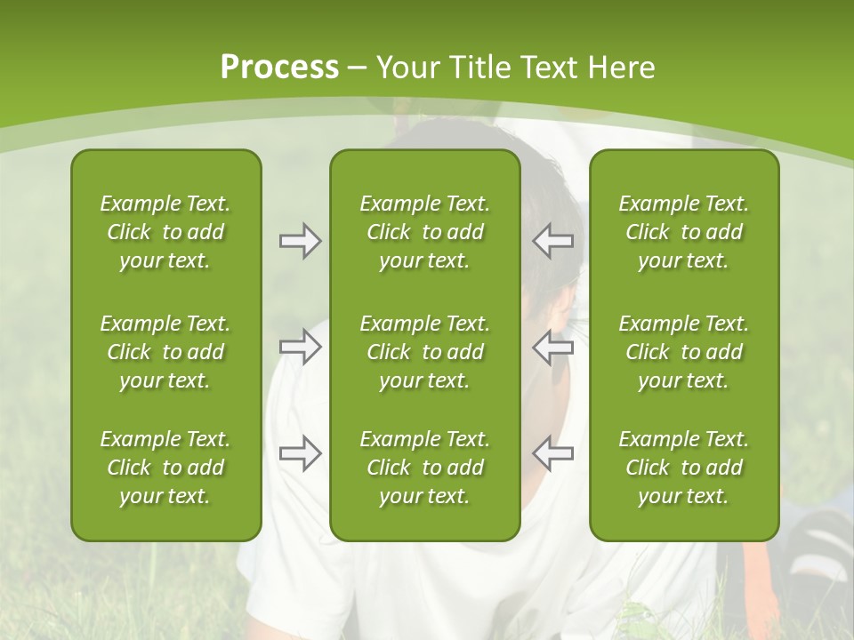 Sunny Caucasian Park PowerPoint Template