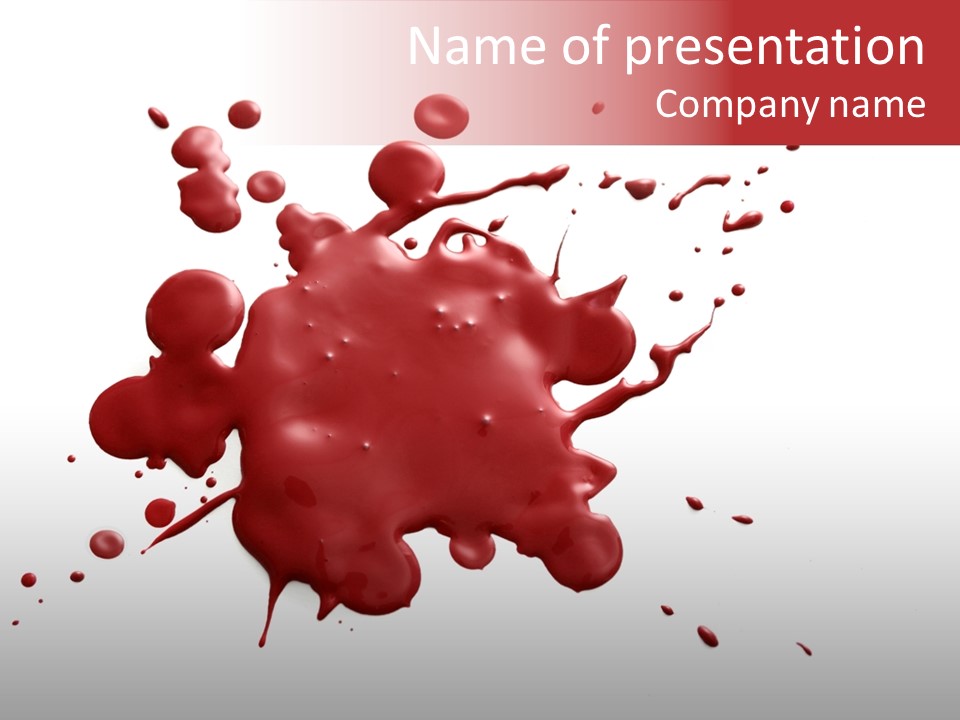 Crime Isolated Murder PowerPoint Template