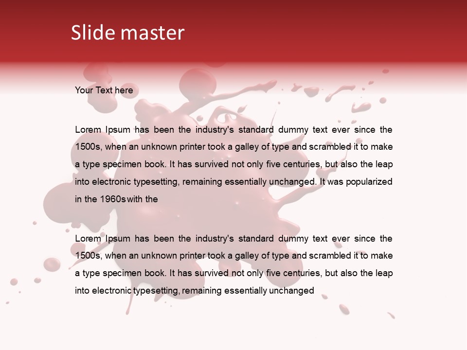 Crime Isolated Murder PowerPoint Template
