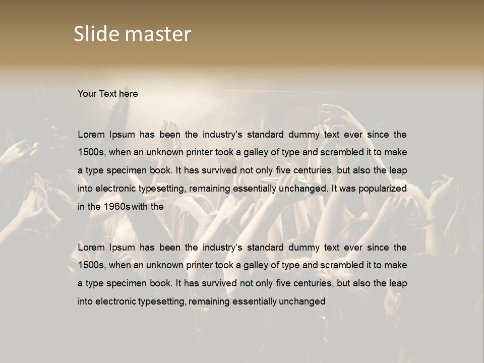 Lit People Back PowerPoint Template