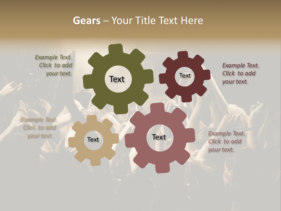 Lit People Back PowerPoint Template