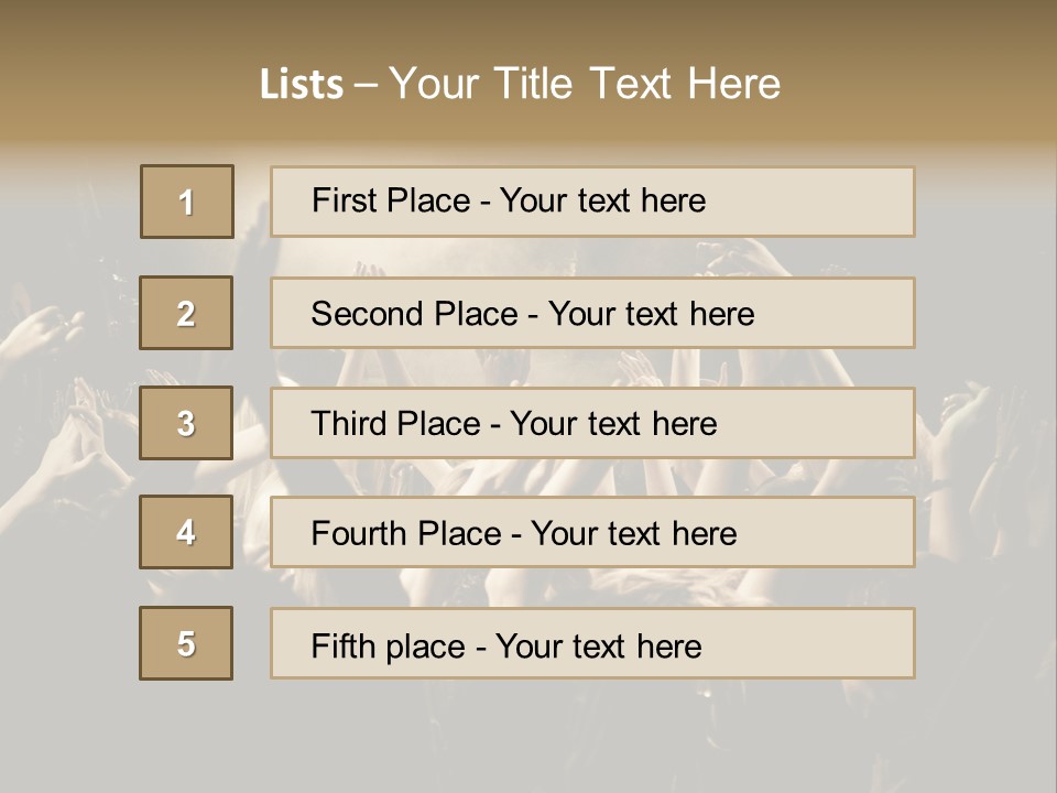 Lit People Back PowerPoint Template