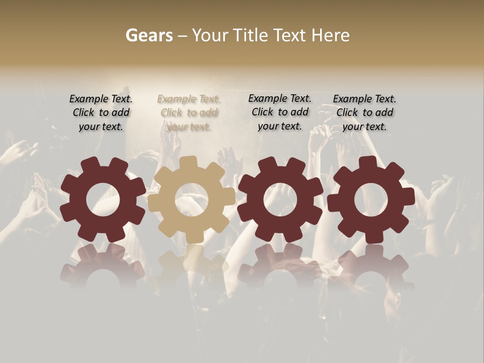 Lit People Back PowerPoint Template