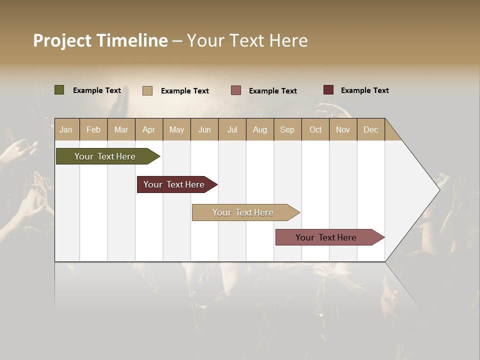 Lit People Back PowerPoint Template