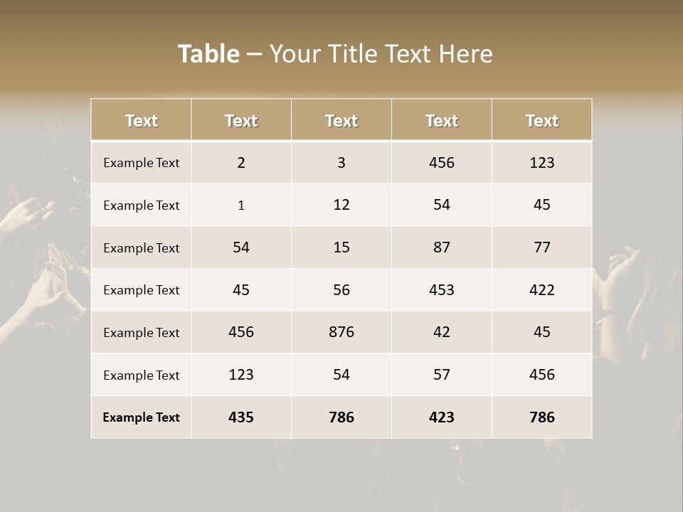 Lit People Back PowerPoint Template