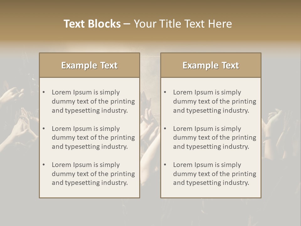 Lit People Back PowerPoint Template
