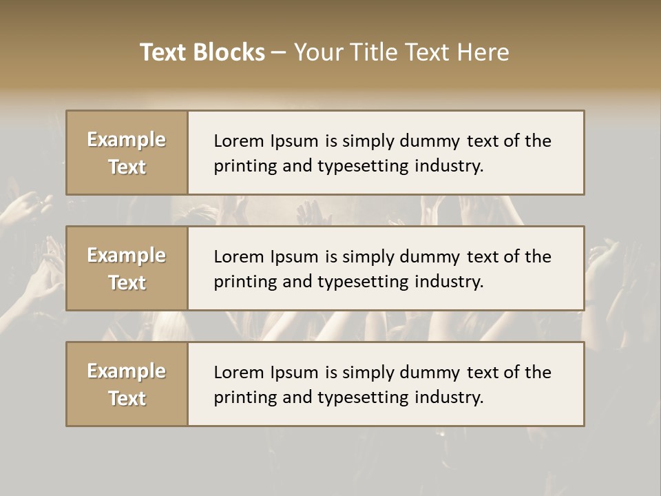 Lit People Back PowerPoint Template
