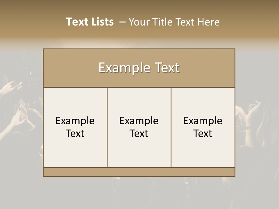 Lit People Back PowerPoint Template