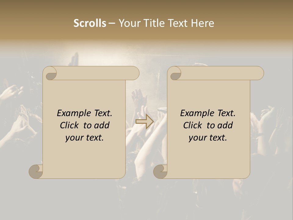 Lit People Back PowerPoint Template