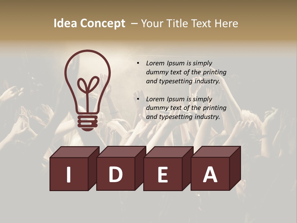 Lit People Back PowerPoint Template