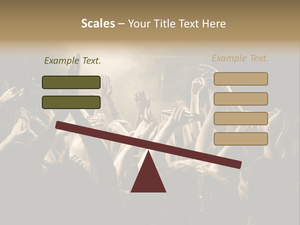 Lit People Back PowerPoint Template