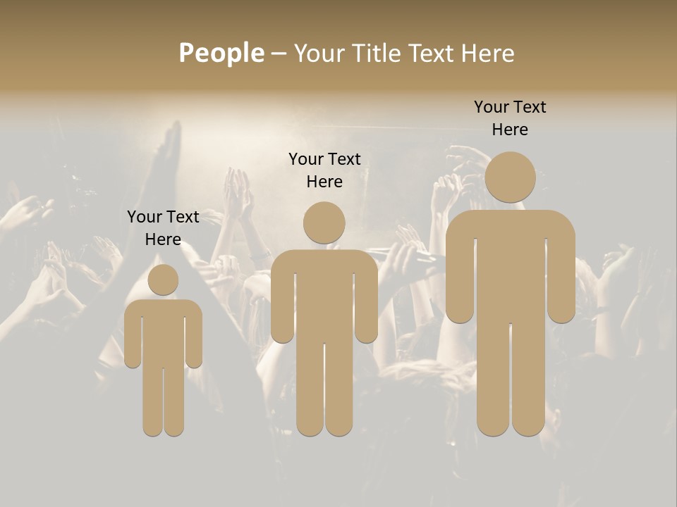 Lit People Back PowerPoint Template