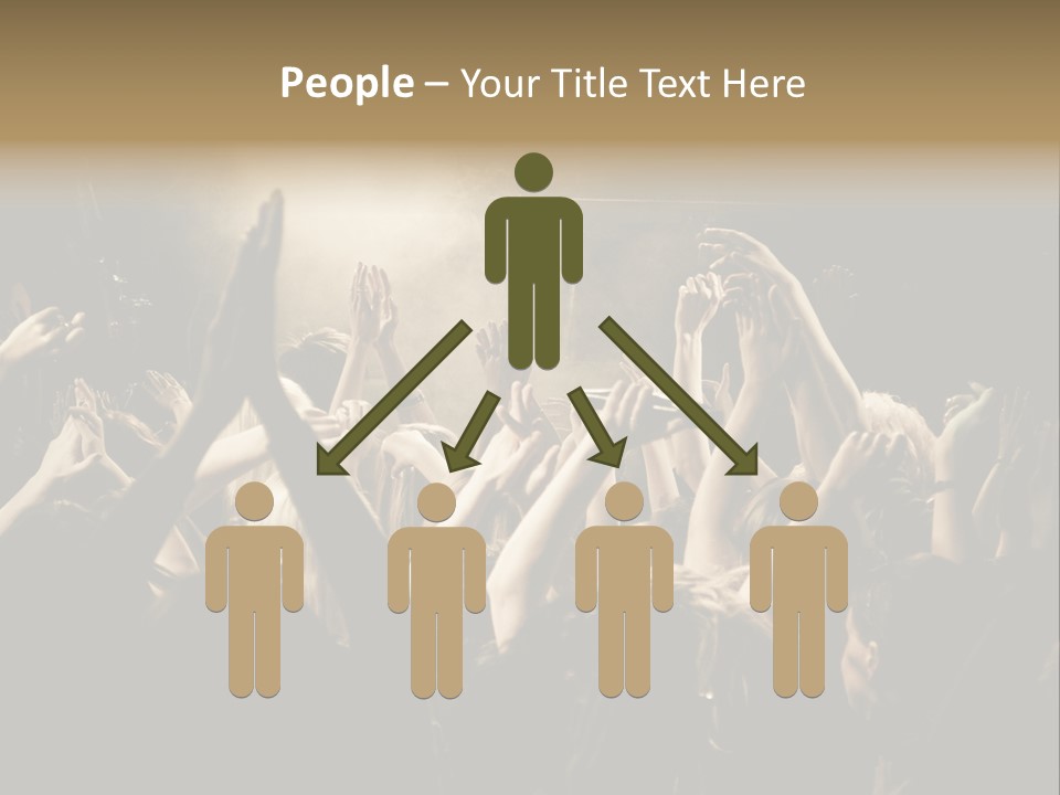 Lit People Back PowerPoint Template