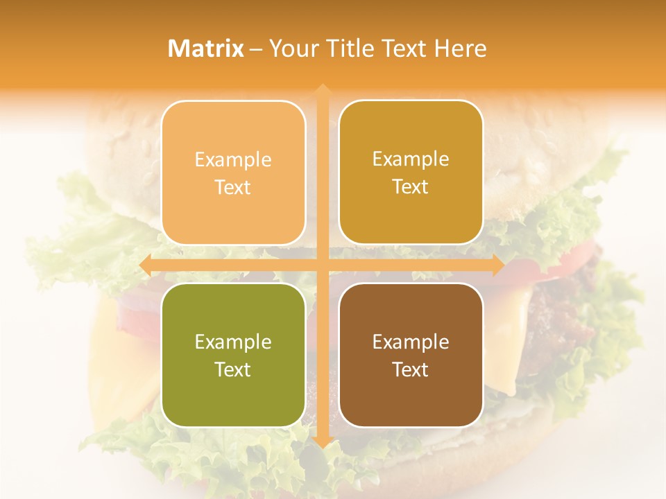 Nutrition Cheese Tomato PowerPoint Template