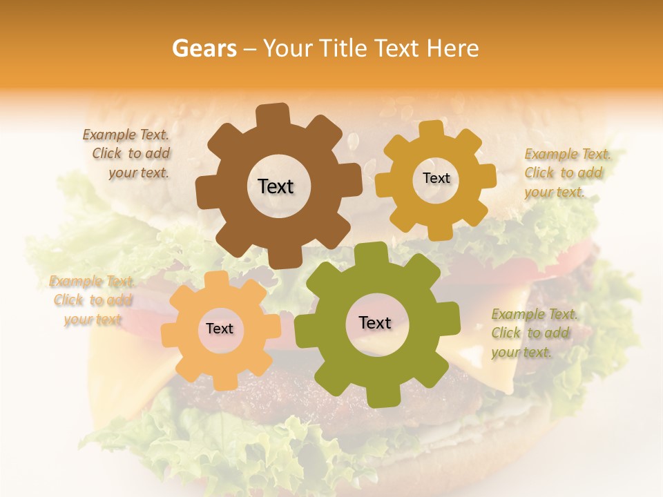 Nutrition Cheese Tomato PowerPoint Template