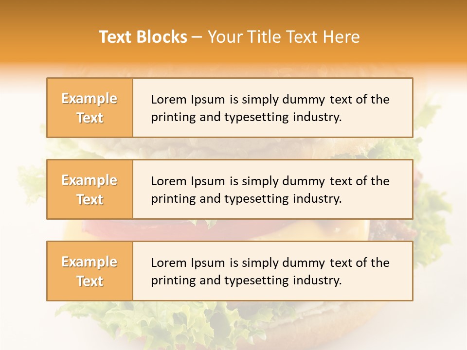 Nutrition Cheese Tomato PowerPoint Template