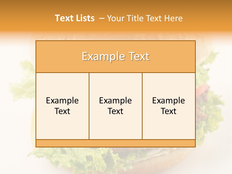Nutrition Cheese Tomato PowerPoint Template