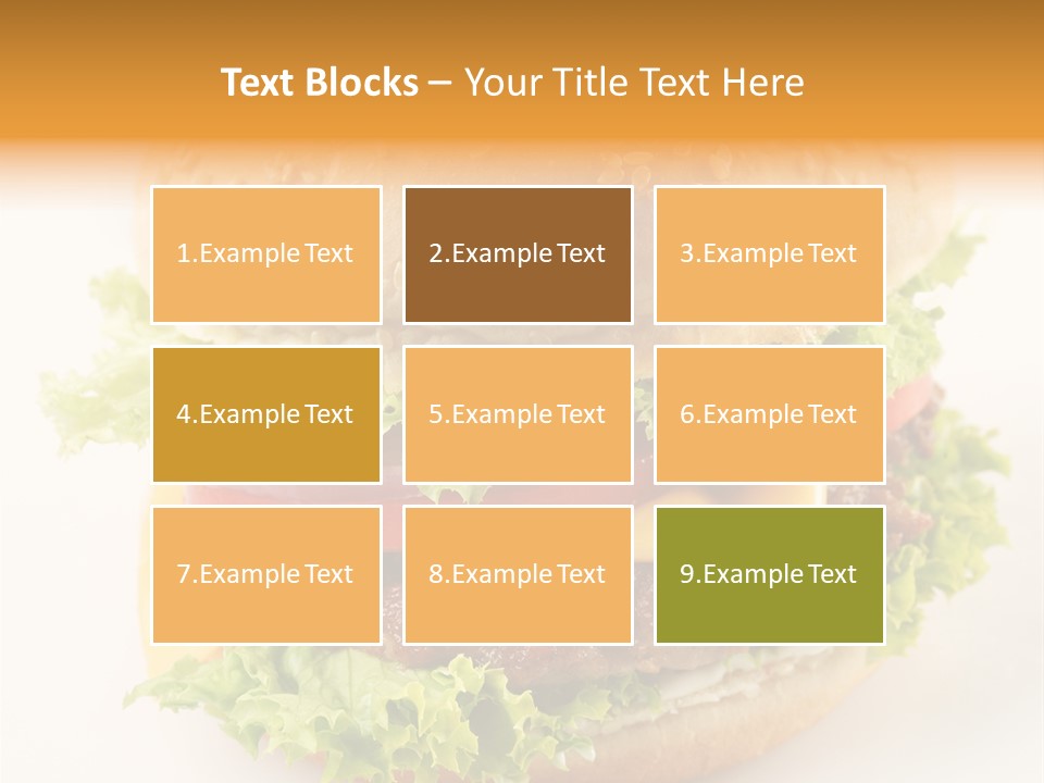 Nutrition Cheese Tomato PowerPoint Template