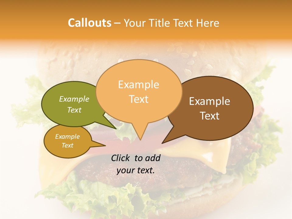 Nutrition Cheese Tomato PowerPoint Template