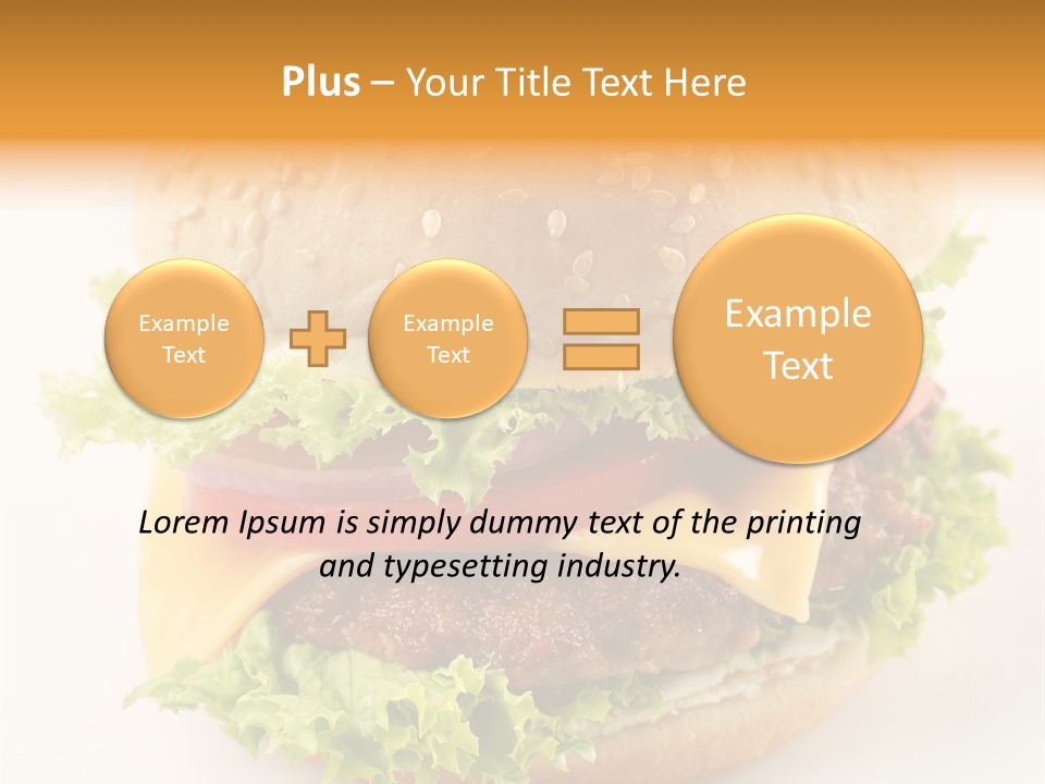 Nutrition Cheese Tomato PowerPoint Template